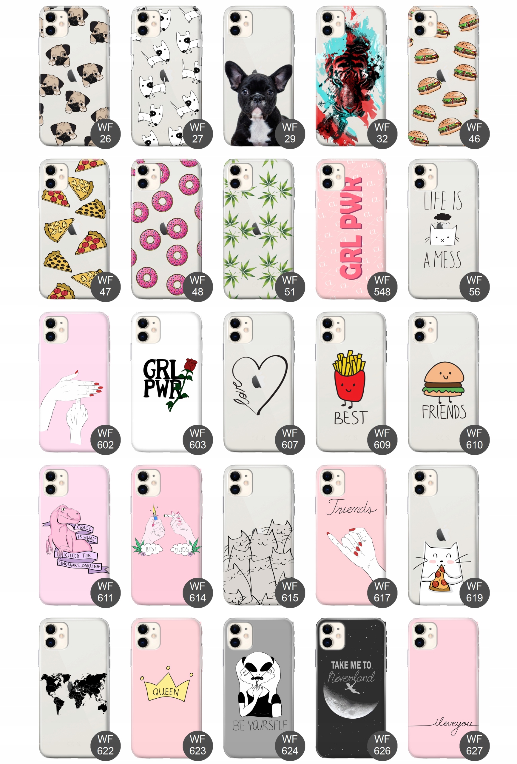 Etui do iPhone 11 case guma wzory silikon