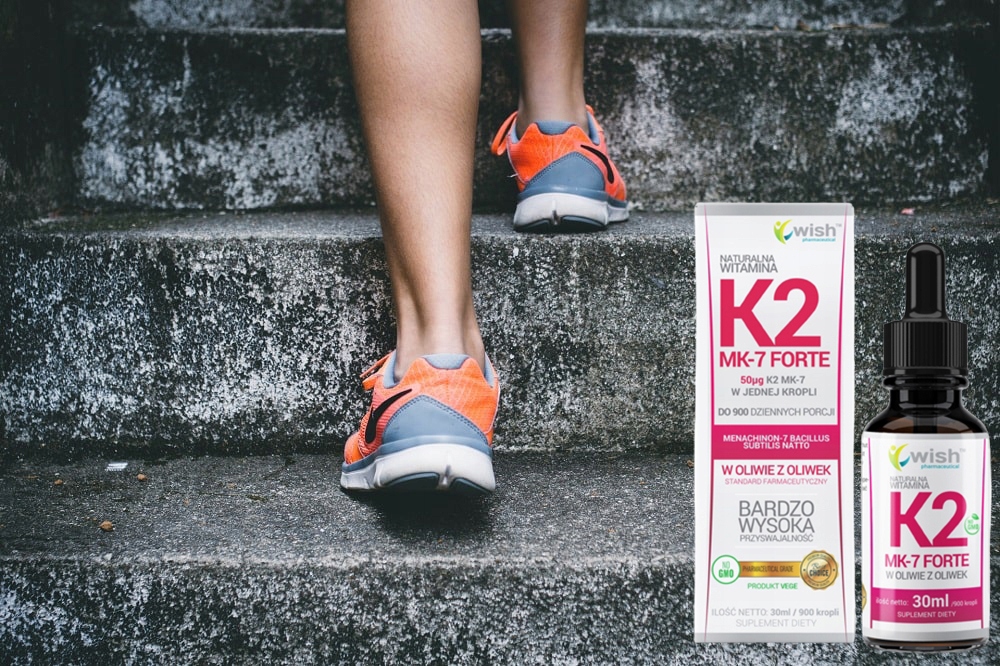 WISH WITAMINA K2 Mk-7 FORTE 30ml NATTO W PŁYNIE Kod producenta 1000017042