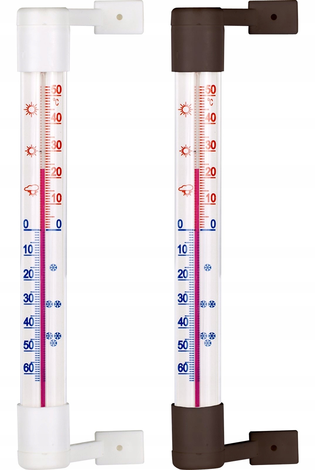 TERMOMETR ZAOKIENNY ZEWNĘTRZNY SŁUPKOWY