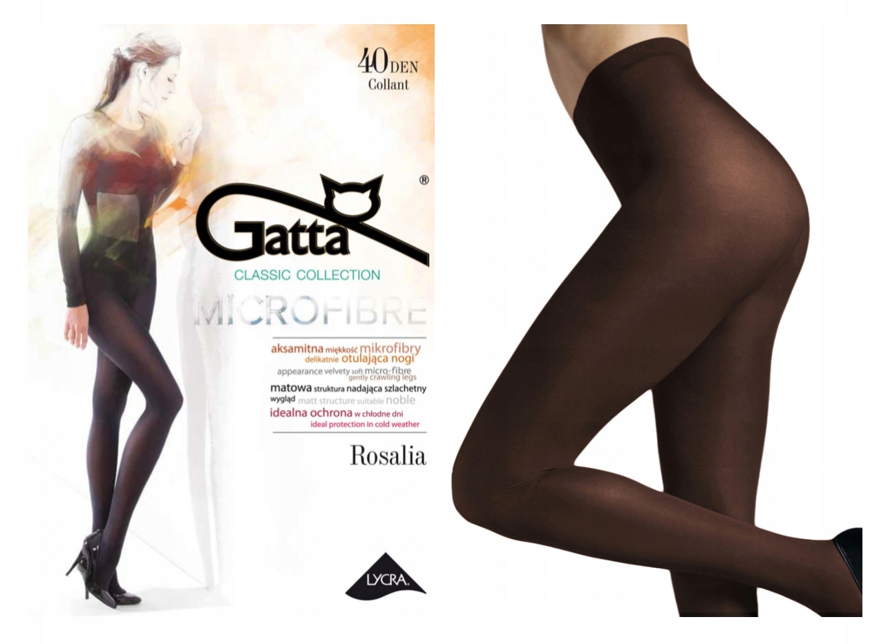 

Rajstopy Gatta Rosalia 40 Den 5-XL Moka