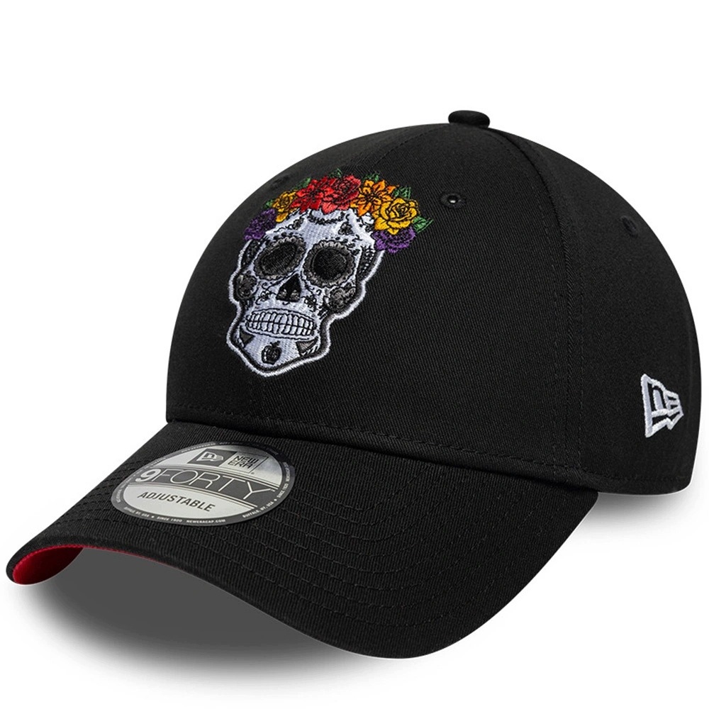 Kšiltovka New Era pánská dámská Day Of The Dead bavlněná černá