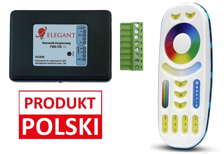Ovladač Led osvětlení Elegant F28S WS2814F Rgbw 5-24V vlnový efekt