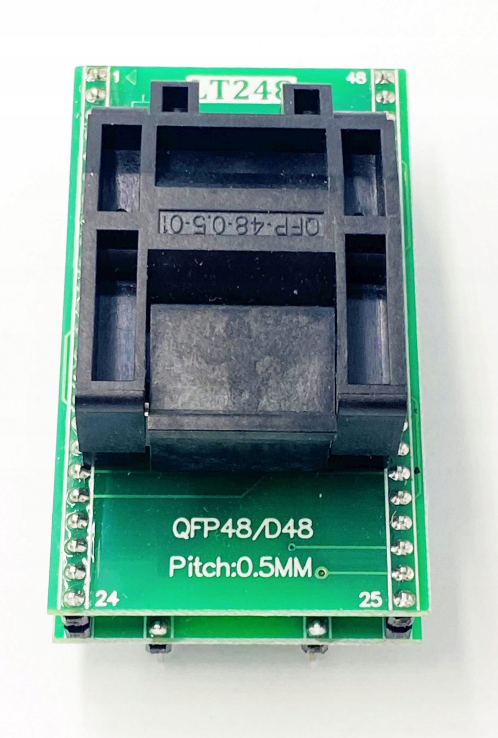 Adapter TQFP48 (0.5mm) - PDIP48 - uniwersalny 1:1 Kod producenta LQFP/TQFP/QFP48(0.5)-DIP48