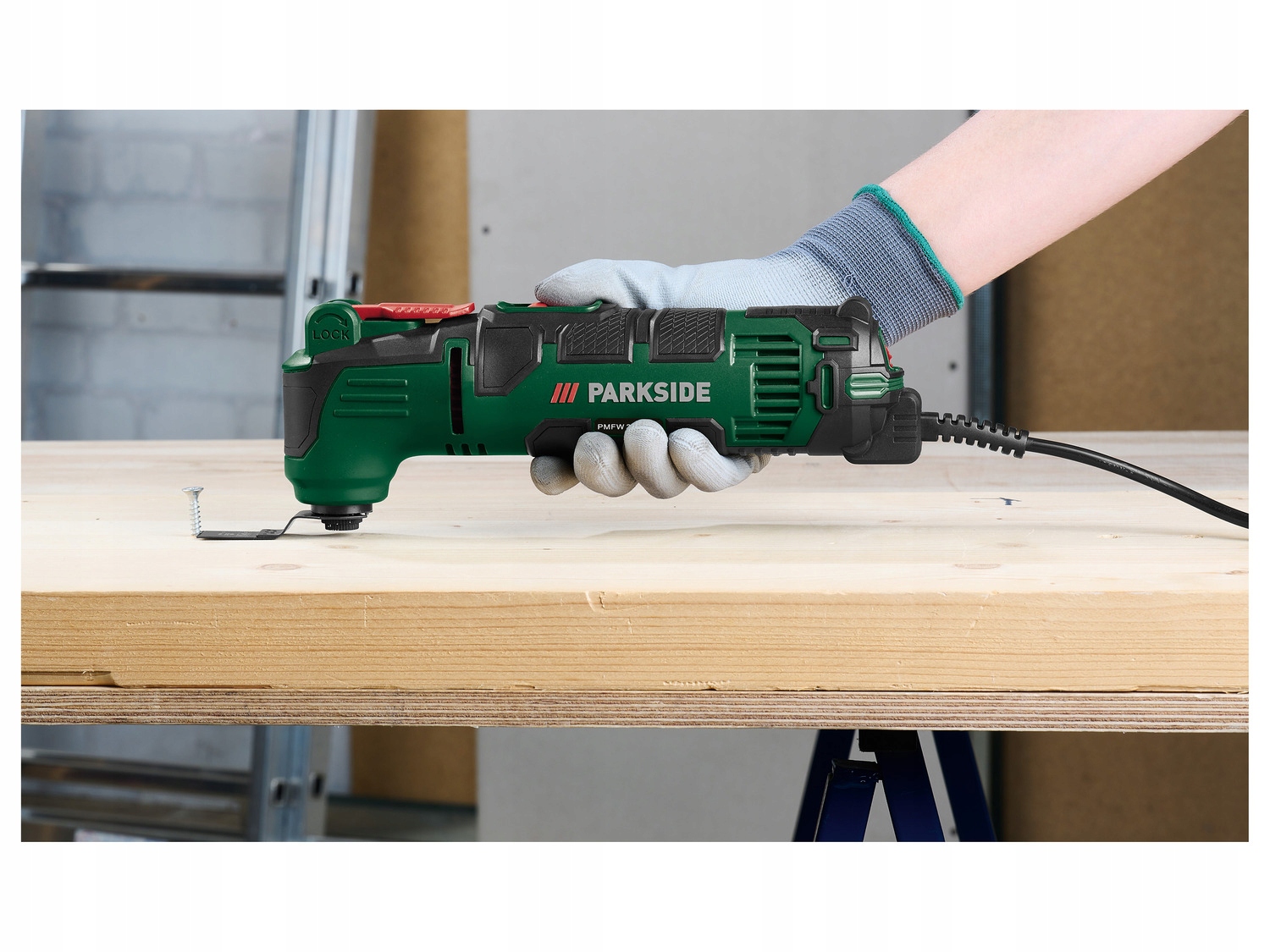 Narzędzie urzadzenie wielofunkcyjne PARKSIDE PMFW 310 G4, 310 W + akcesoria Napięcie akumulatora nie dotyczy