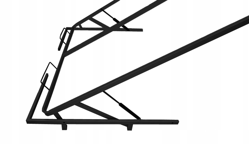 Wzmocniony podnoszony stelaż automat pod materac do łóżka 140x200 300 KG Rozmiar (cm) 140x200