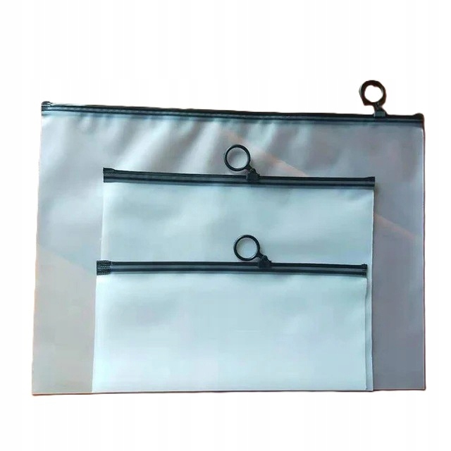 Zestaw 3 podróżnych etui saszetek 3x Torba Etui Pvc Wodoodporne zamykane
