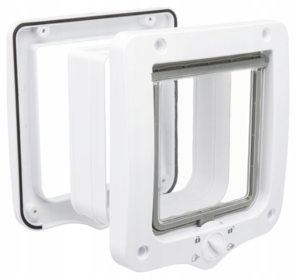 

Drzwi klapka kota psa z tunelem Trixie 4-Way białe