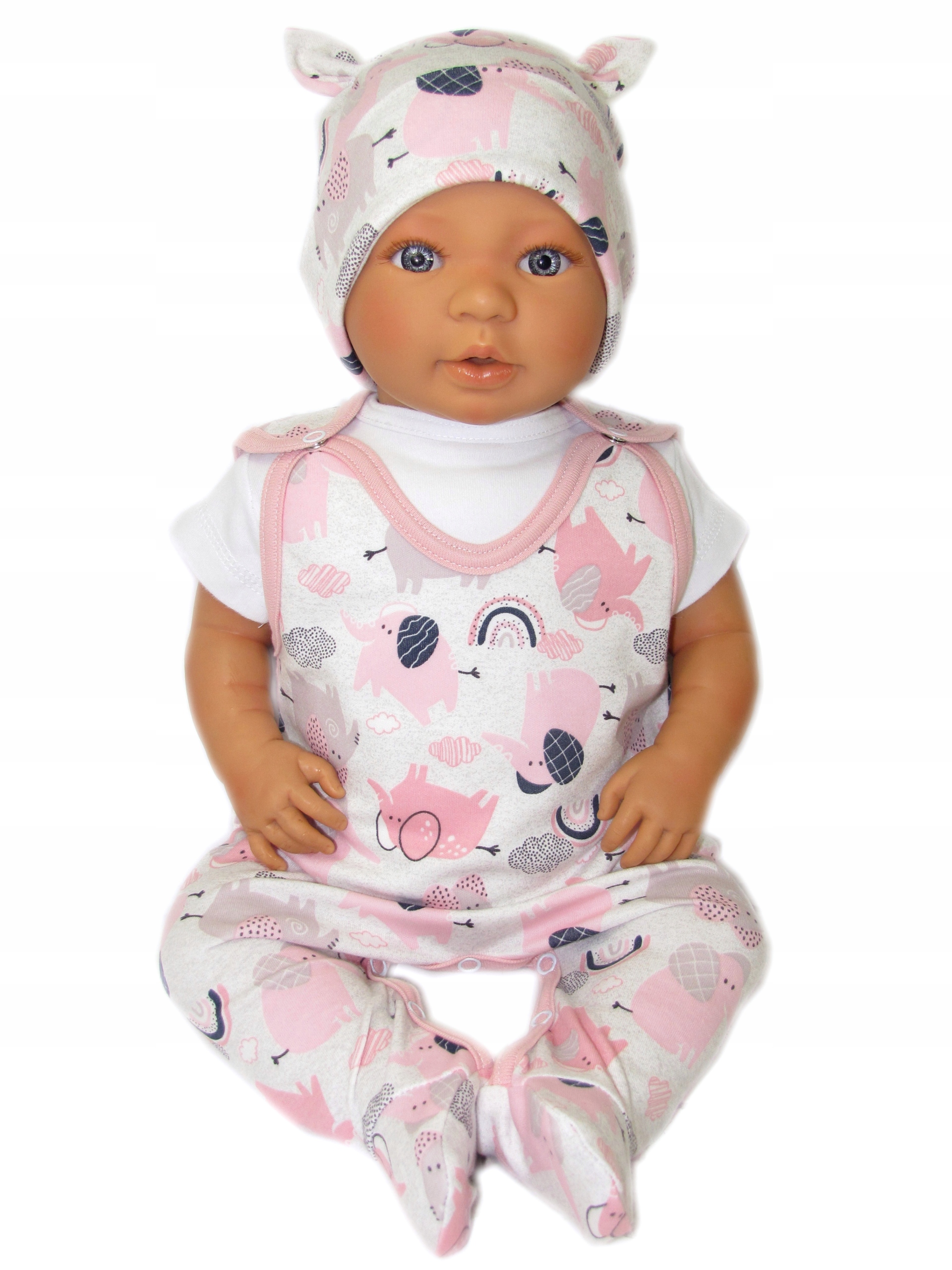 ŚPIOCHY NIEMOWLĘCE ŚPIOSZKI BAWEŁNIANE r.62 /77/ Marka kaia-baby