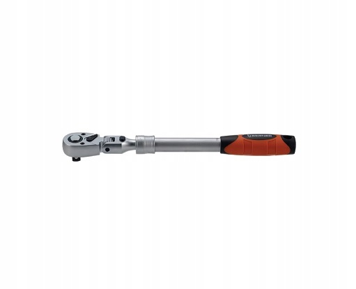 Teleskopowa grzechotka z głowicą Flex II, 1/2" 4KT 1/2", 345-490mm Berner