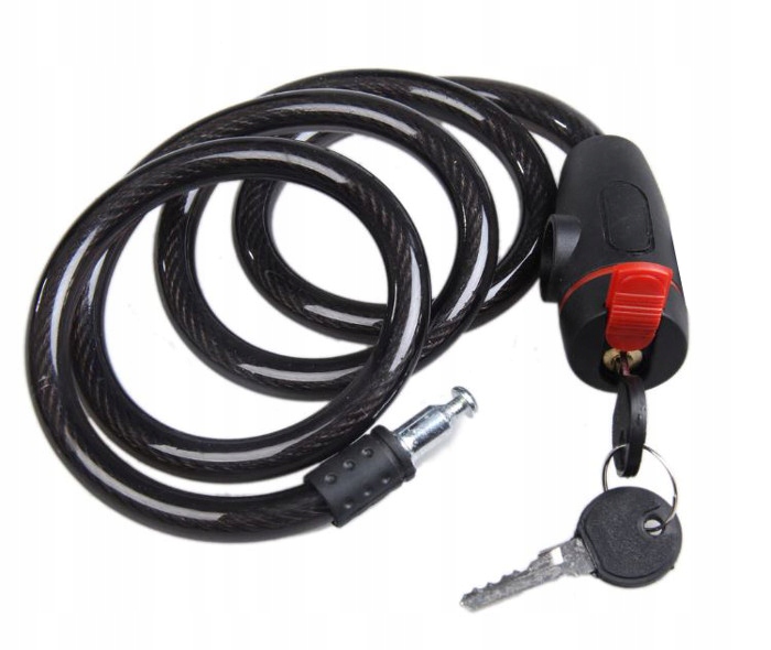 Zapięcie rowerowe na kluczyk mocna kłódka rower