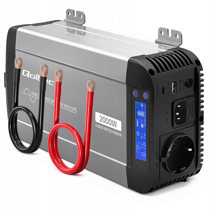 Menič napätia 12V na 230V 1000W Usb-c Ms Wave s Ups LiFePO4 Agm