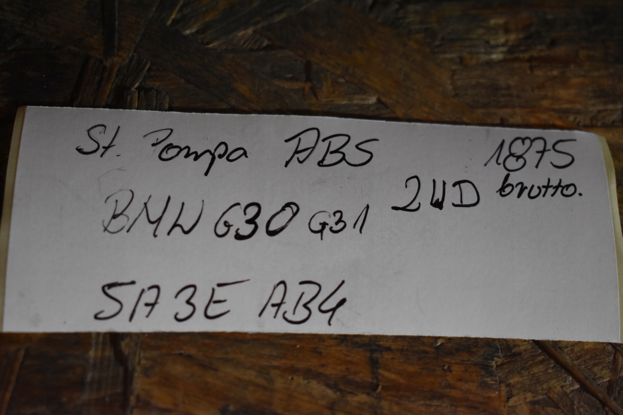 perfect condition control unit pump ABS BMW G30 G31 2WD 1 9