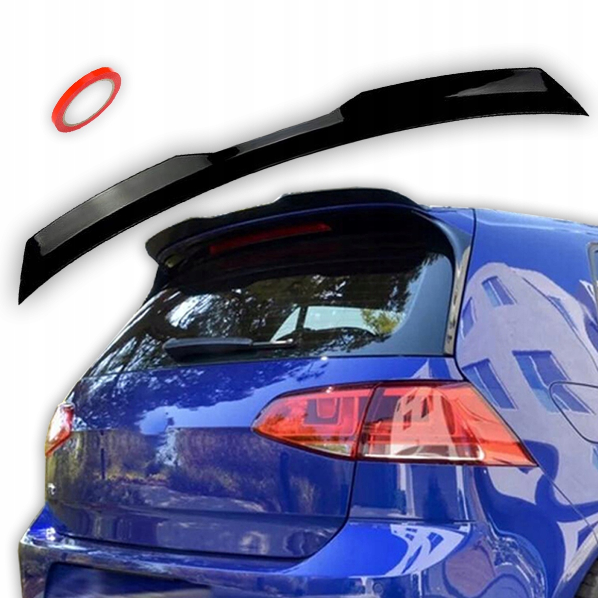 Lotka spoiler czarna ABS AD do VW Golf 4/5/6/7/8