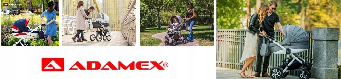 Wózek Adamex Belissa PS 596 gondola + spacerówka 2w1 Marka Adamex
