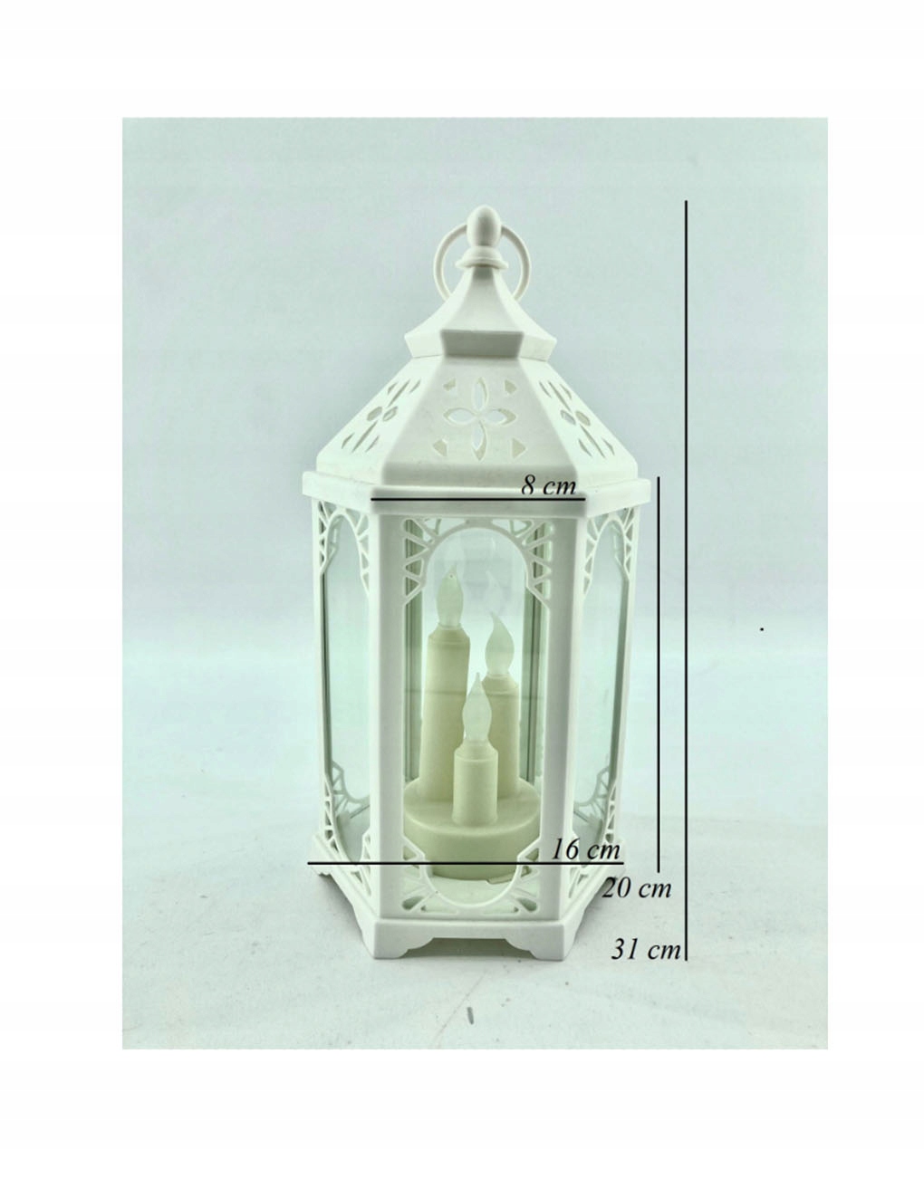 ZNICZ LATARENKA ŚWIECZKA LED NA BATERIE LAMPION Marka inna