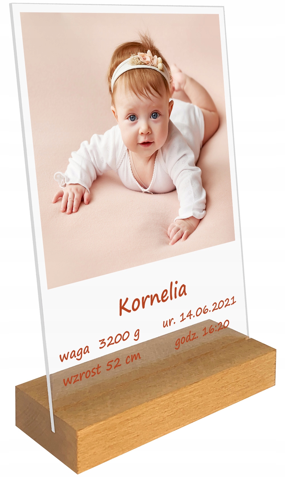

Ramka ze zdjęciem na szkle akrylowym 15x21 PX002