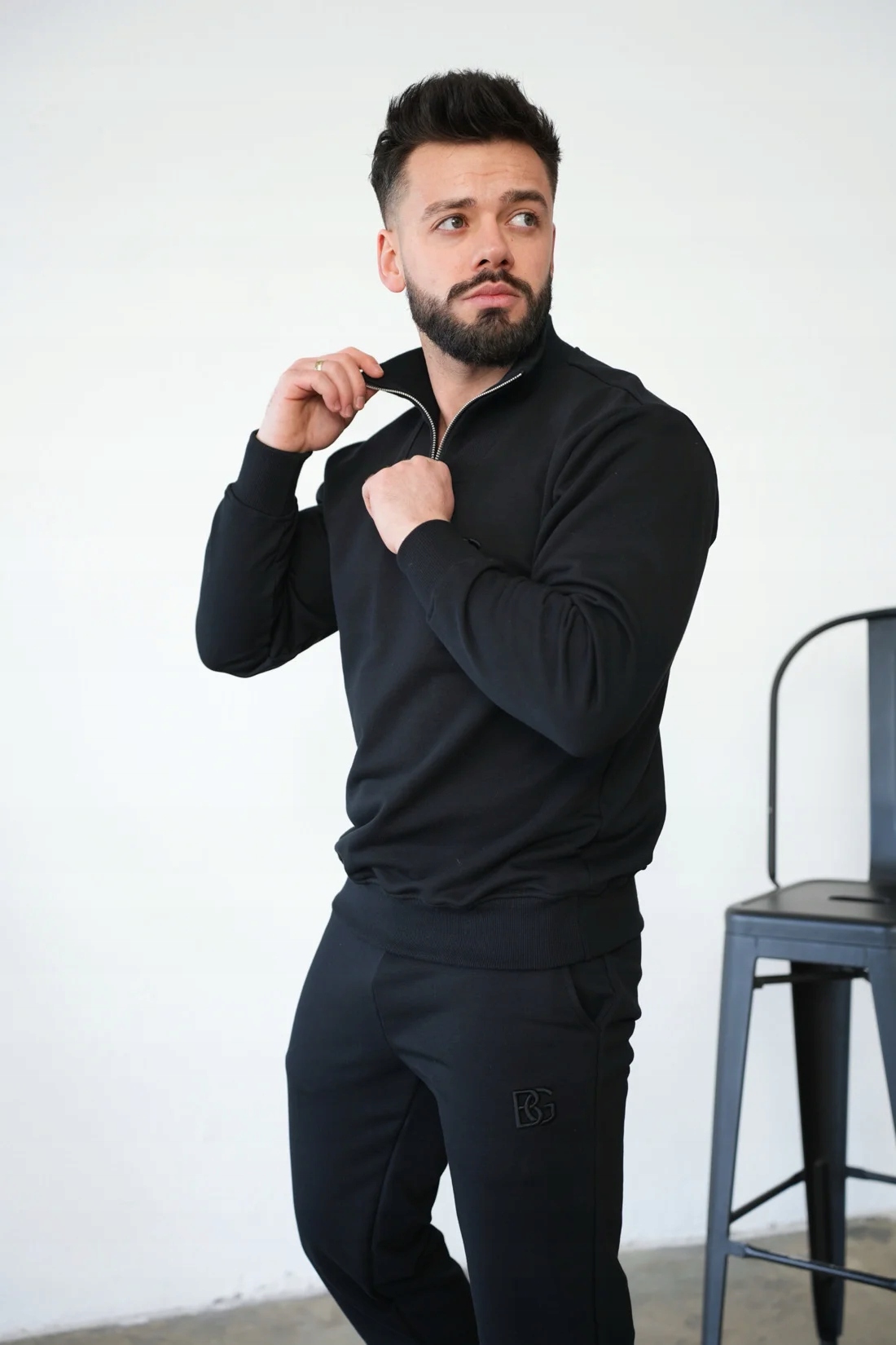 Pánská mikina Bg Berlin černá M