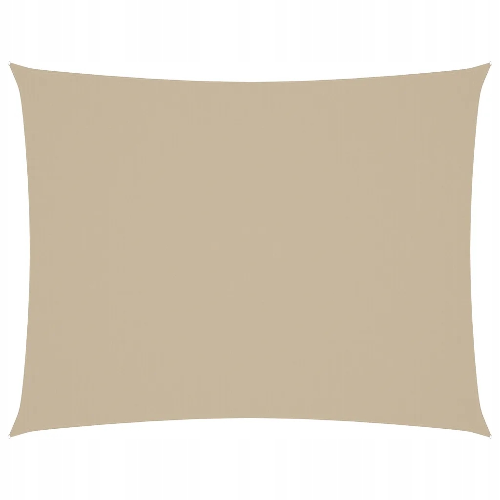 Sluneční a dešťová plachta Oxford Pu, béžová, 3x4,5 m, rovná