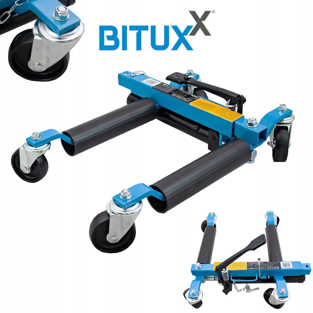 Manévrovací vozík s hydraulickým zdvihákom do auta, nosnosť do 680 kg