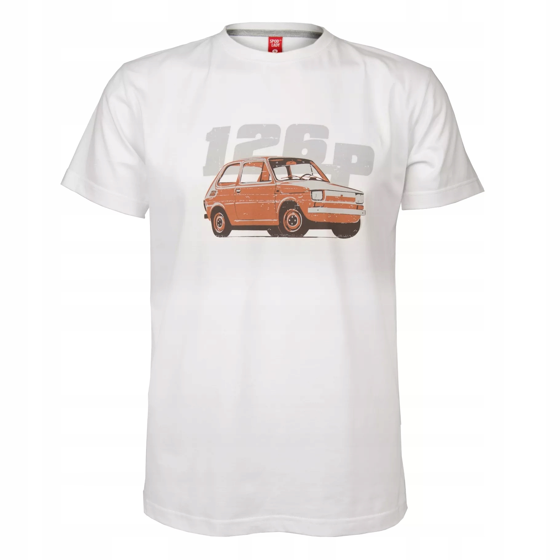 

Koszulka męska biała Fiat 126 XL Spod Lady