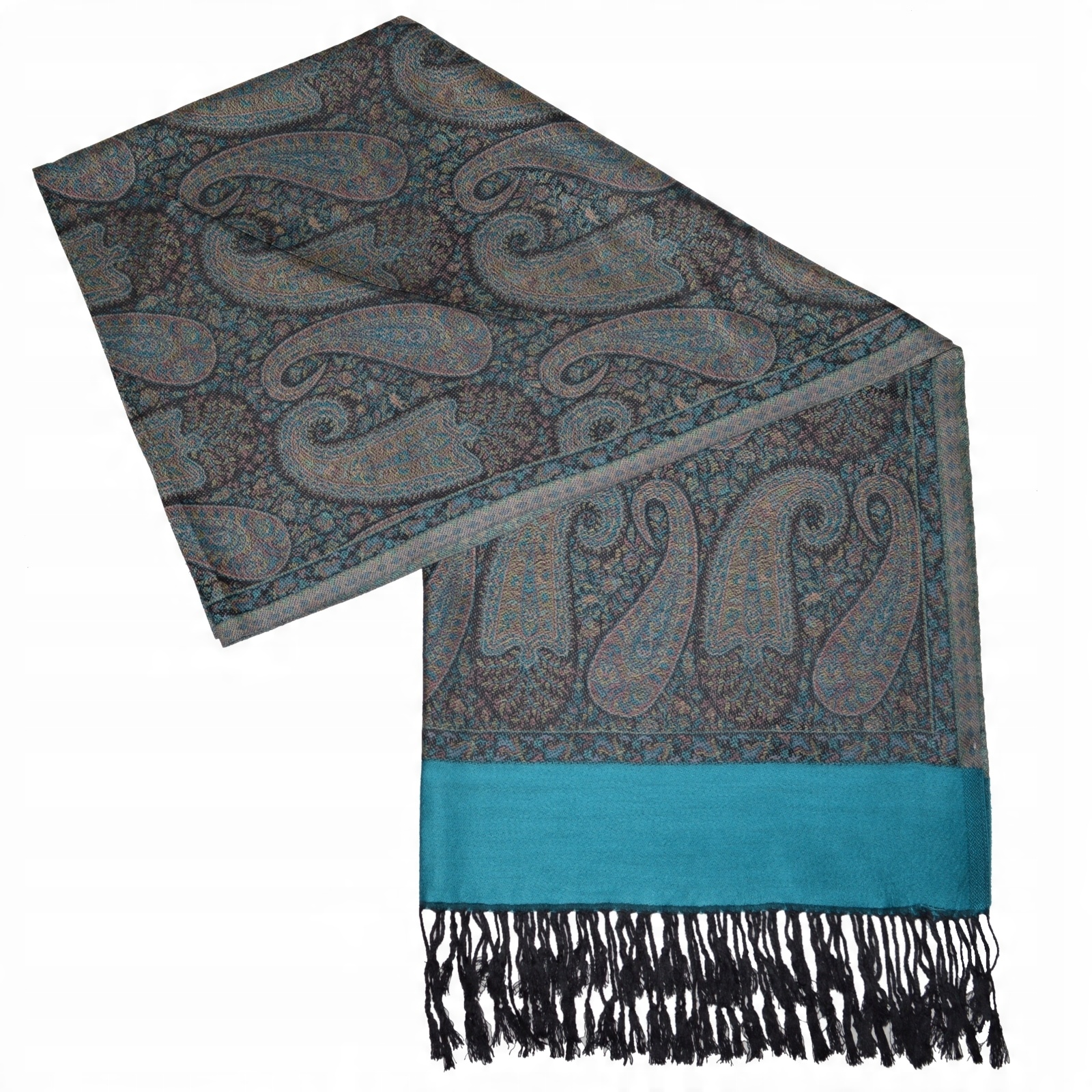 

Indyjski Szal Pashmina Indie sari orient 186 x 70