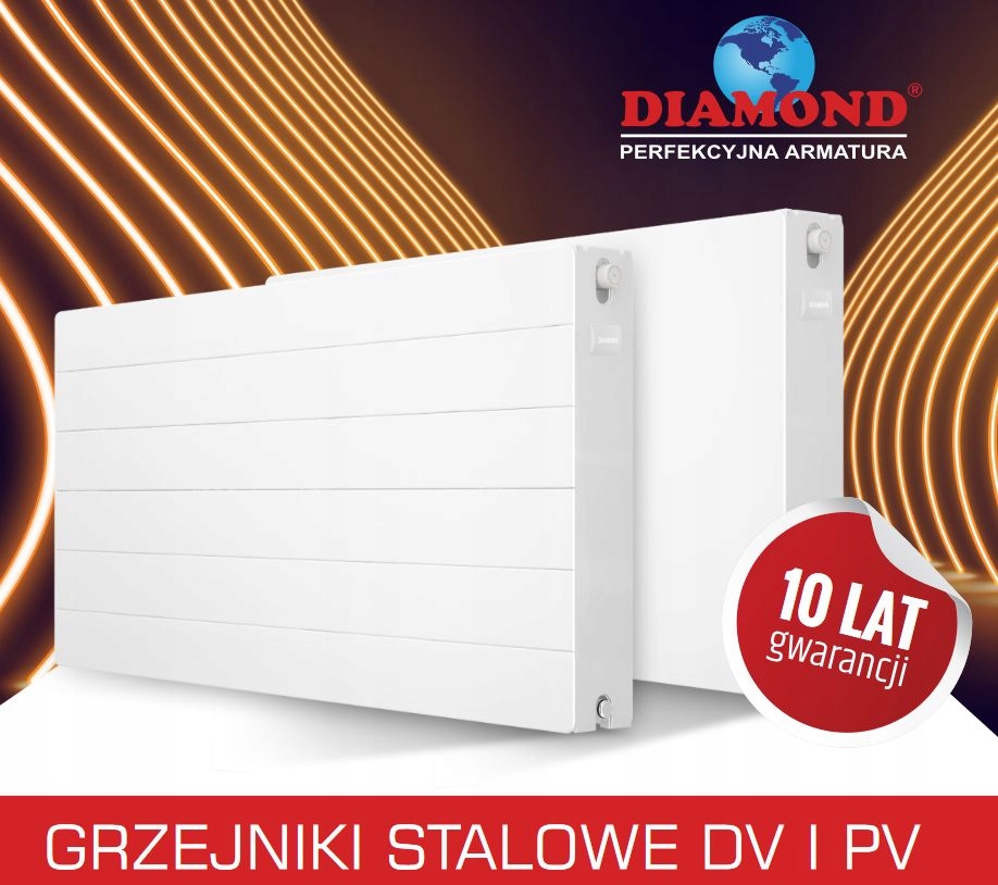 GRZEJNIK PANELOWY DOLNOZAS. DIAMOND DV22 900x400 Kod producenta DV-22-900X0400