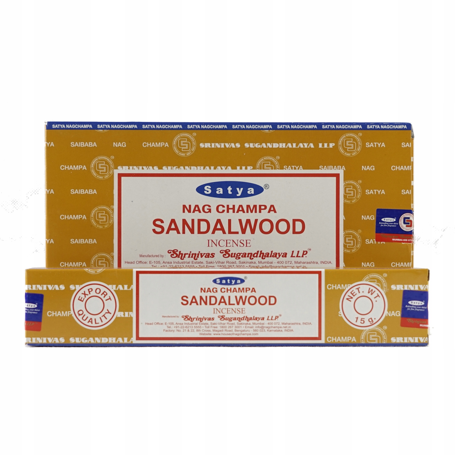 Kadzidła kadzidełka SATYA NAG CHAMPA SANDALWOOD