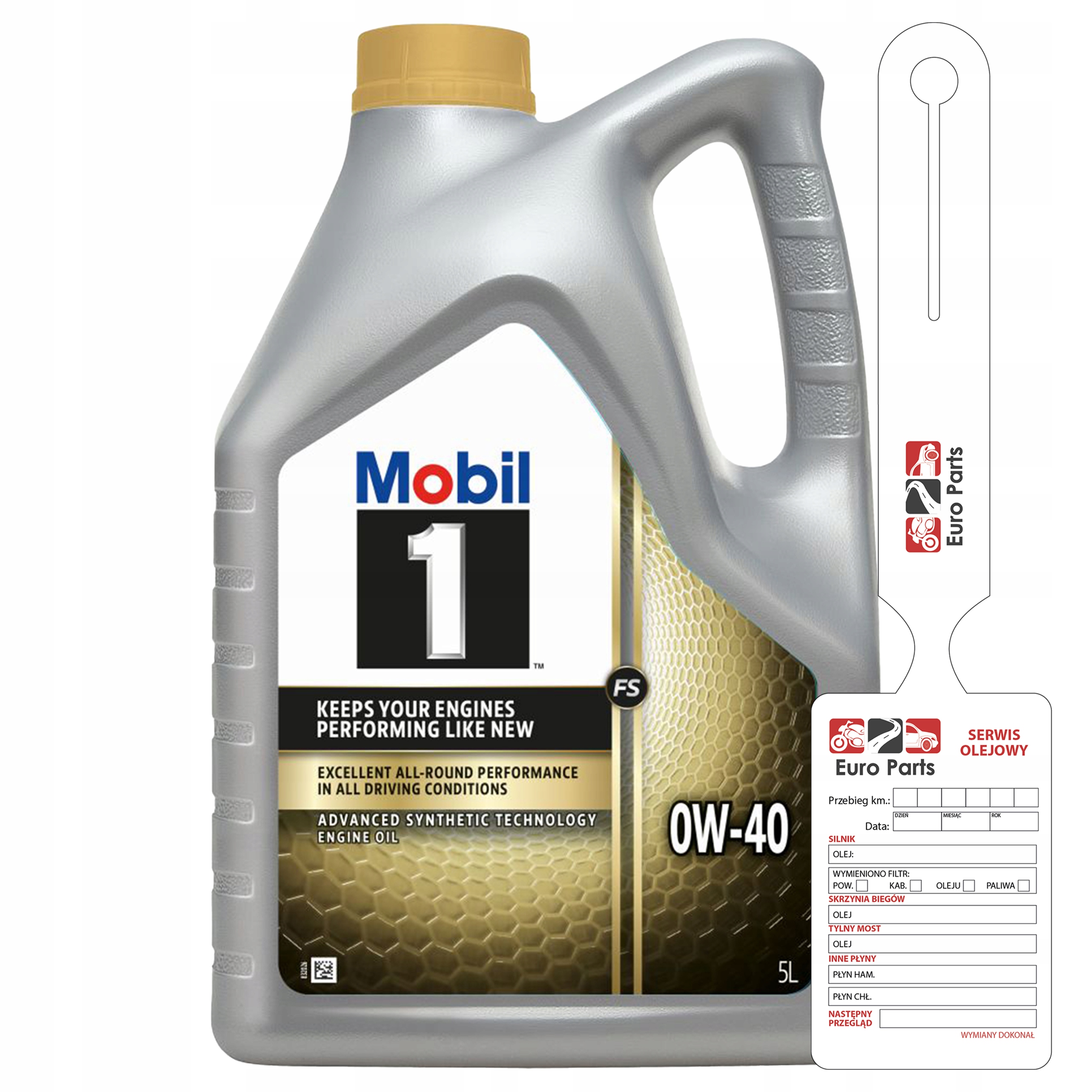 Motoröl 0W40 Mobil 1 5 Liter Fs Alternative: 5580148