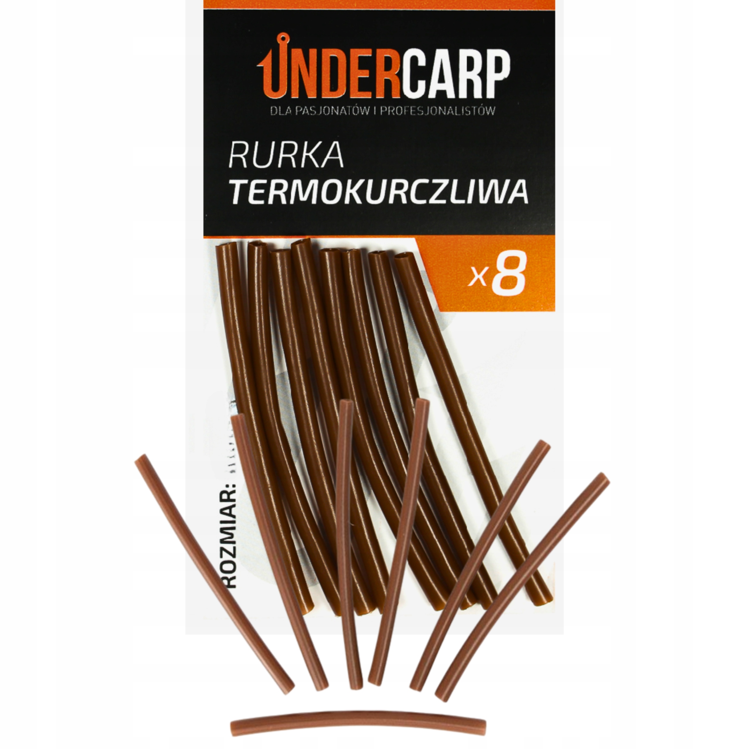 Rurka Termokurczliwa UnderCarp Brązowa 2,0mm 8szt