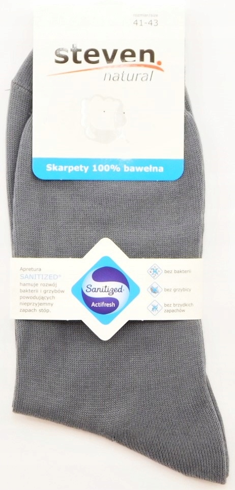

Steven skarpety-055 100% bawełny szare r.41-43