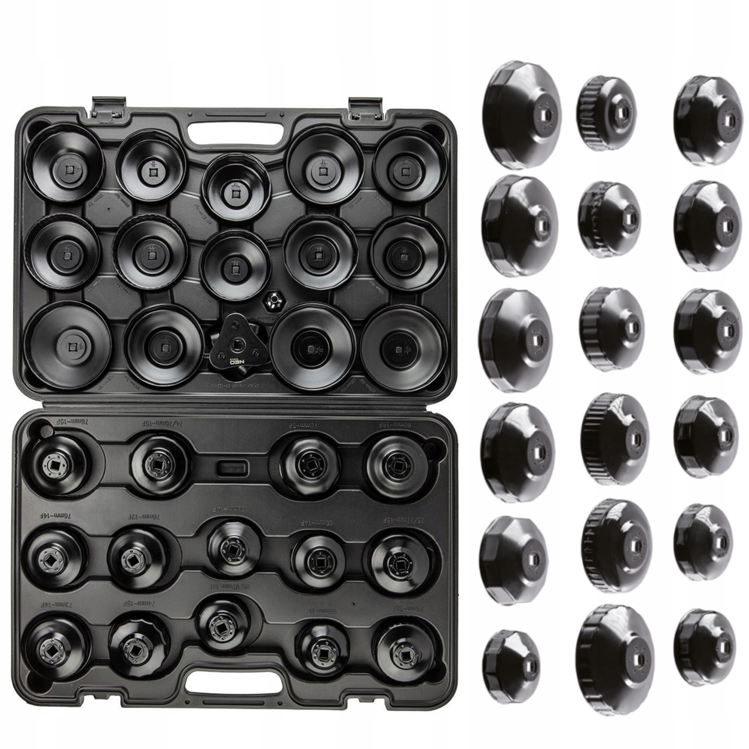 NEO набір торцевих ключів для масляних фільтрів 30шт