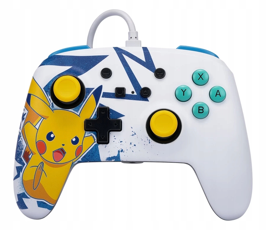 Gamepad PowerA Enhanced Pikachu High Voltage do Nintendo Switch Przewodowy