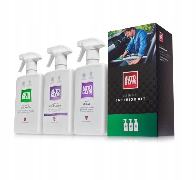 Autoglym Essential Interior Kit sada jako dárek pro čištění interiéru