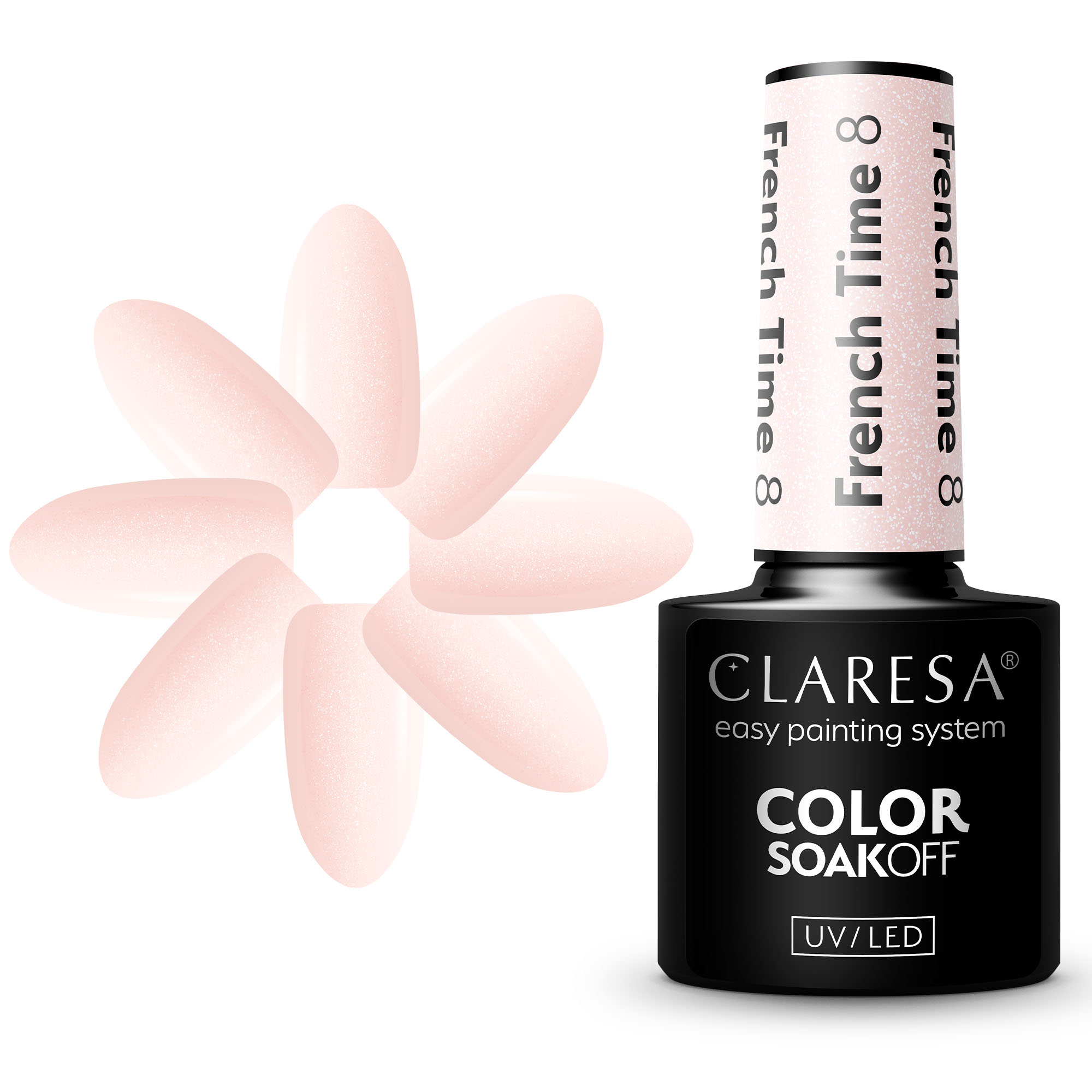 

Claresa Lakier hybrydowy French Time 8 5g