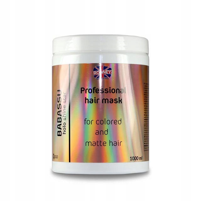 

Ronney Holo Babassu Maska 1000 ml, wł. farbowane