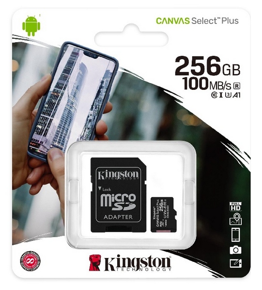

Kingston Karta Pamięci 256 Gb Micro Sd Class 10