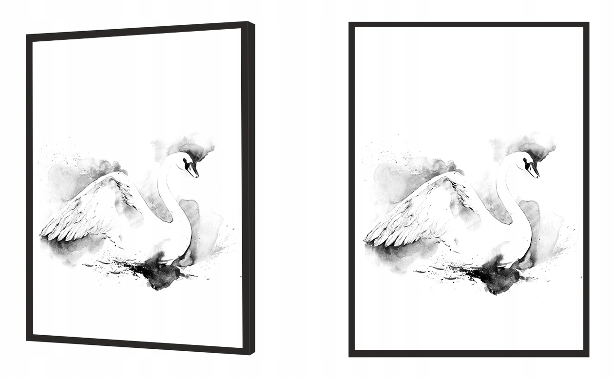 OBRAZ PLAKAT W RAMIE 33x43 cm Łabędź P748 Kod producenta OBRAZ PLAKAT W RAMIE 33x43 prezent