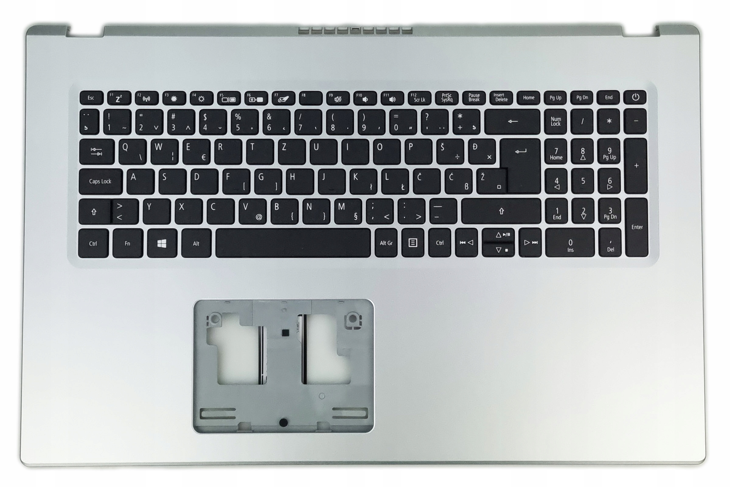 Nová Krytá Klávesnica Pre Notebook Acer Aspire A517-52 Chorvátska