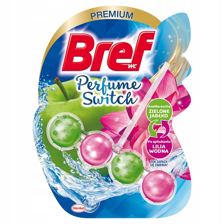 

Bref Perfume Switch Zawieszka Wc Jabłko Lilia 50g