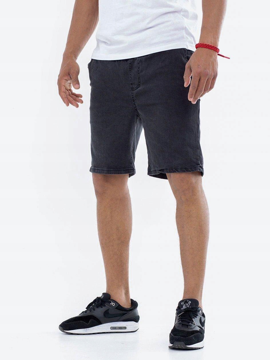 Krátké Kraťasy Kraťasy Pánské Sprane Černé Módní Jigga Wear M
