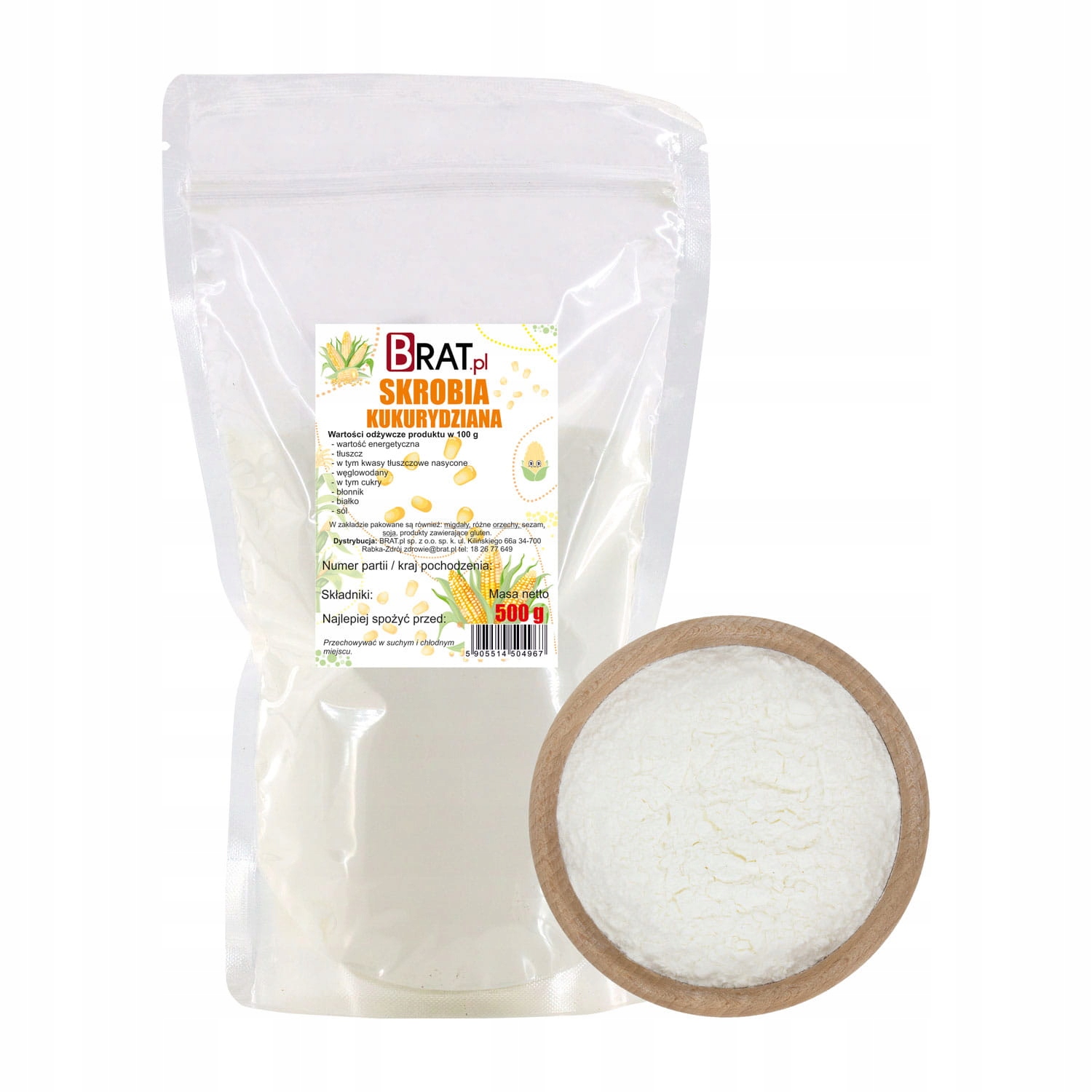 10 x Brat Kukuřičný škrob 500 g