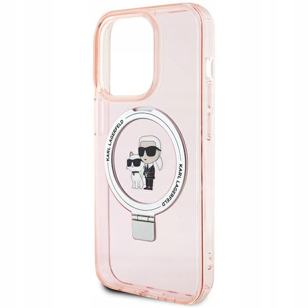 Etui Karl Lagerfeld do iPhone 15 Pro Max 6.7", plecki z uchwytem, MagSafe