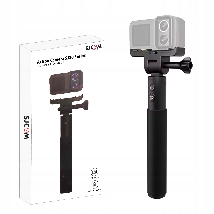 Monopod baterie 4800 mAh Selfiestick pro Sjcam SJ20 Ruční Nabíjení Combo