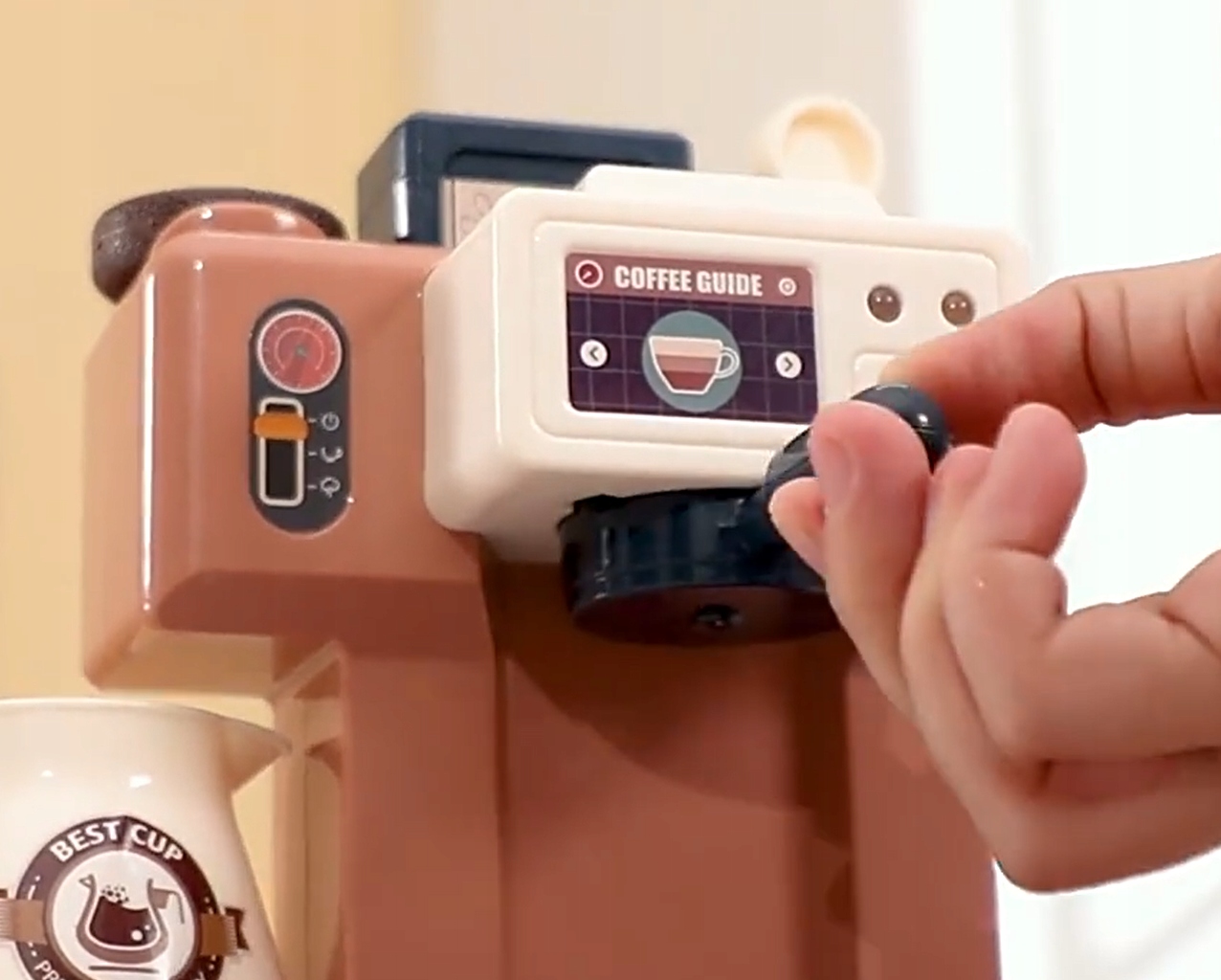 ZABAWKOWY EKSPRES DO KAWY NA WODĘ DLA DZIECI CUKIERNIA KAWIARNIA DŹWIĘK Płeć chłopcy dziewczynki