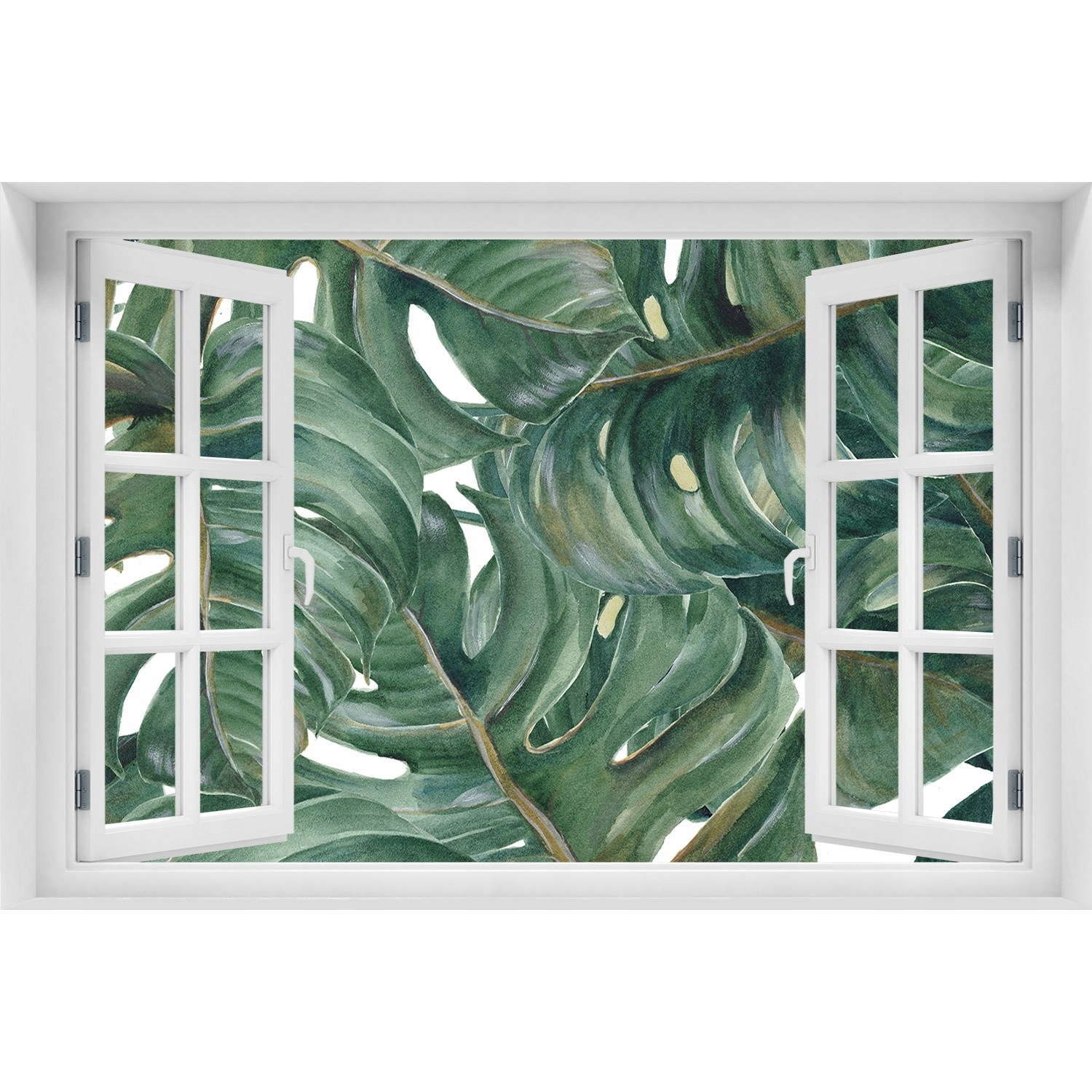 

Samoprzylepna Naklejka Okno Monstera 150x100