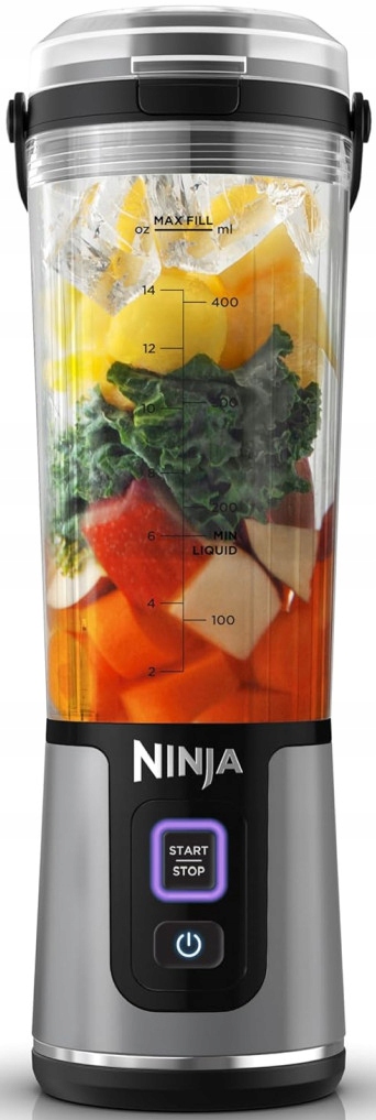 Blender bezprzewodowy Ninja BC151EUBK Czarny 530ml Rozdrabnianie Kruszenie