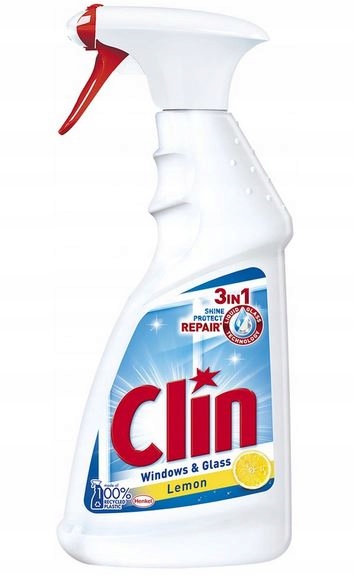 

Clin Lemon Cytrynowy Płyn Mycia Szyb Okien 500ml