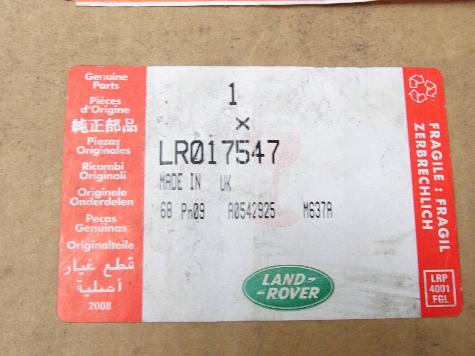 ZASLEPKA AIRBAG KOLANOWA RANGE ROVER VOGUE 2007 12 Part number LR017547