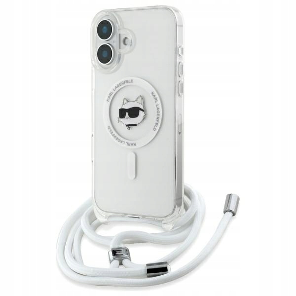 Průhledný kryt Karl Lagerfeld Hardcase MagSafe Pouzdro iPhone 16