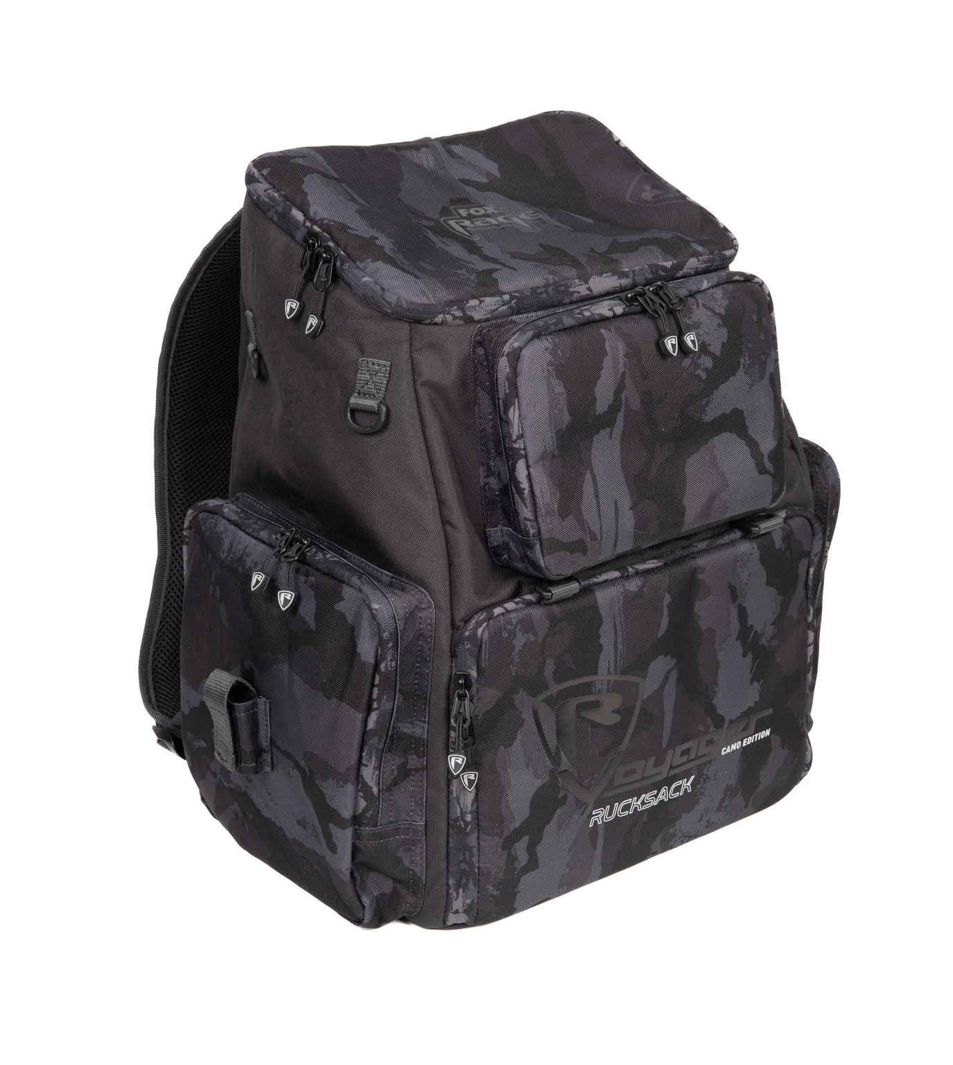 Batoh Rybářský Fox Rage Camo Voyager Rucksack 32×28×39 cm